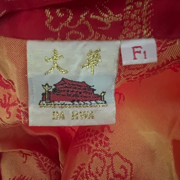 Luxurious Scarlet Floral Kimono 👘 Women's Robe - Picture 16 of 16